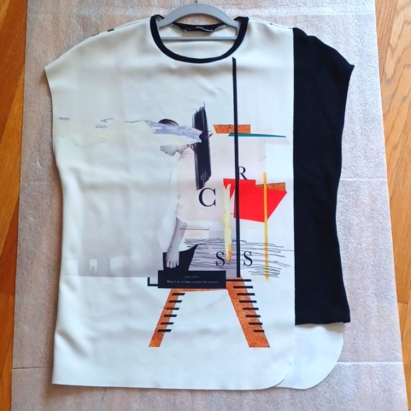 Zara Abstract Art Blouse - Picture 4 of 8